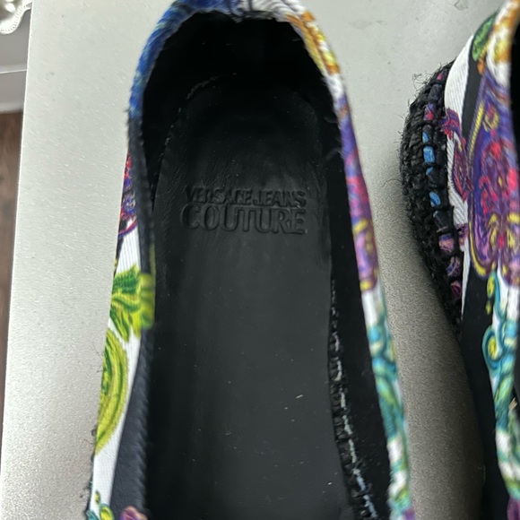 VERSACE JEANS COUTURE PRINTED ESPADRILLES - Picture 3 of 4